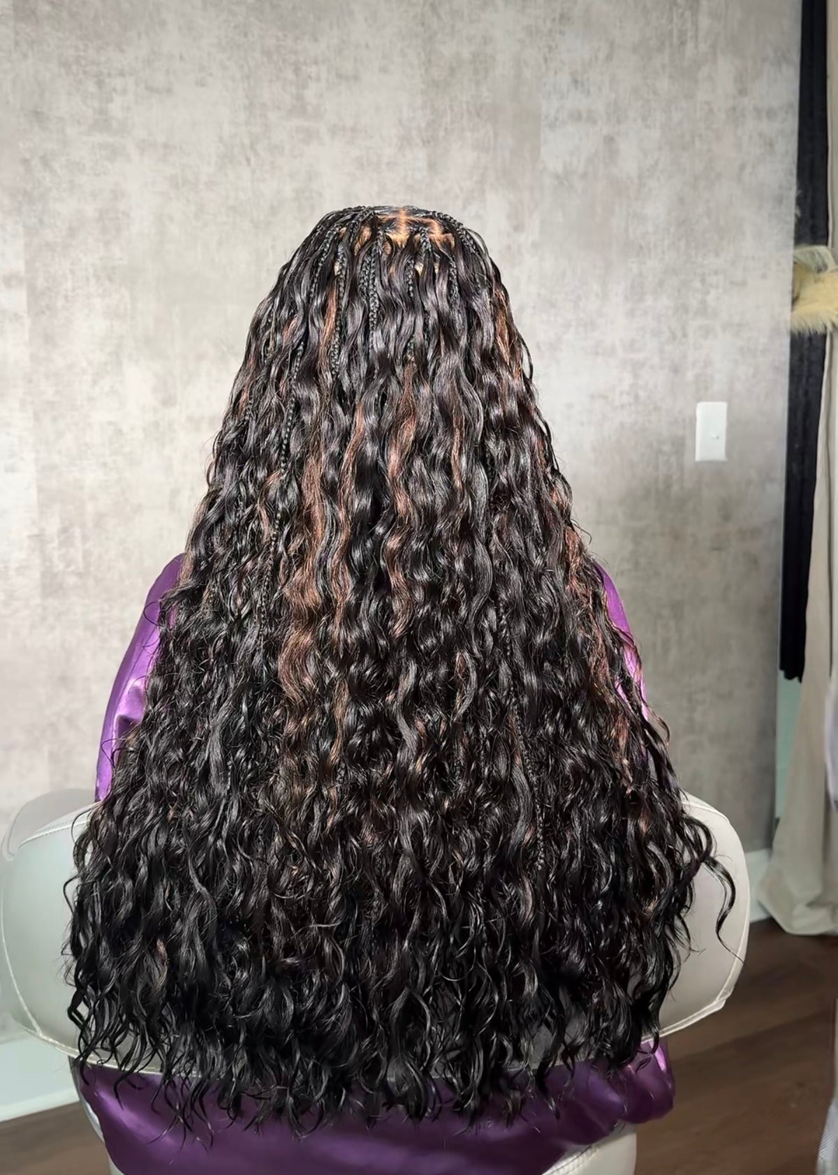 Loose Wave Feather Crochet